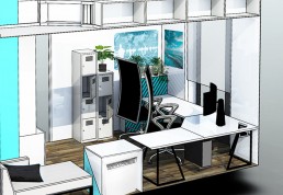 3D-tekening-interieur-thuiswerkplek-vooraanzicht